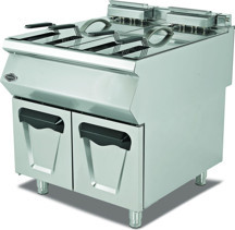 Empero EMP.PLS.7FG020 Gazlı Fritöz Dolaplı 16+16 Litre 80x73x85 cm - LPGli - Image 1