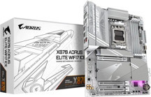 Gigabyte X870 AORUS ELITE ICE WiFi 7 DDR5 8000MHz (OC) RGB M.2 AM5 ATX Anakart - Image 1