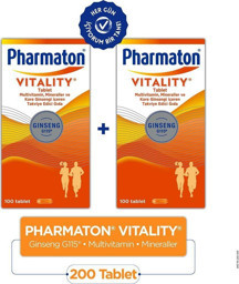 Pharmaton Vitality 100 Tablet 2 Adet - Image 1