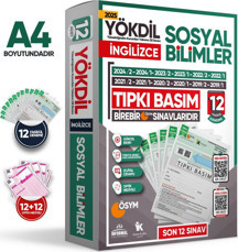 2025 YÖKDİL İngilizce SOSYAL BİLİMLER ÖSYM Çıkmış Soru Tıpkı Basım Deneme Paketi 12li Türkiye Geneli - Karakutu Yayınları - Image 1