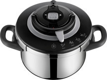 Tefal P4550632 Clipso+ Chef 4.5 Litre 4 Pişirme Programlı Düdüklü Tencere - Image 1