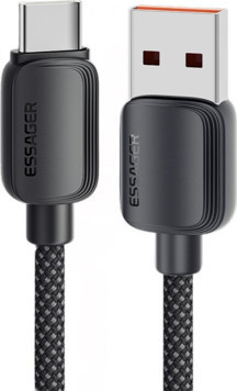 Essager 1 Metre 7A 100W E-Marker Süper Hızlı USB To Type C Şarj Data Kablosu, Akım,Isı, Güçlü Kablo - Image 1
