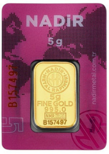 Tuğrul Kuyumculuk 5 Gram Külçe Gram Altın 24 Ayar - Image 1