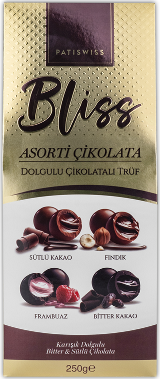 Patiswiss Bliss Karışık Dolgulu Çikolata, 250G