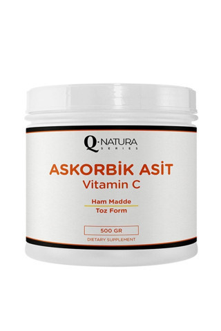 Q Natura Series Askorbik Asit (Ascorbic Acid - C Vitamini) 500 Gr