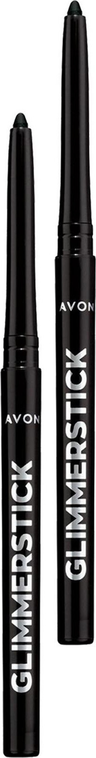 Avon Glimmersticks Asansörlü Açılıp Kapanabilen Göz Kalemi Blackest Black İkili Set