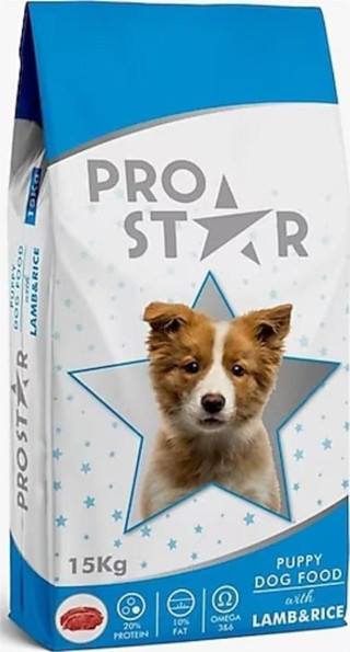 Pro Star Puppy Kuzu Etli Yavru Köpek Maması 15 kg