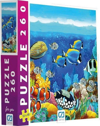 Ca Games Balıklar Puzzle 260 Parça