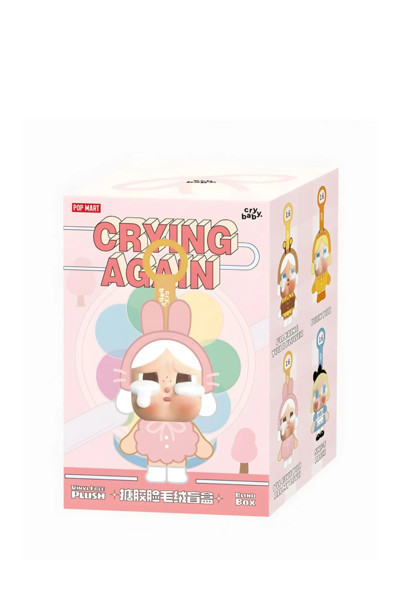 Pop Mart Crying Again Cry Baby Çanta Charmı Aksesuar-1Adet Anahtarlık Peluş-Labubu