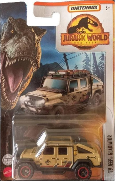 Matchbox Jurassic World Tekli Araçlar FMW90 Hbg96 19 Jeep Gladiator