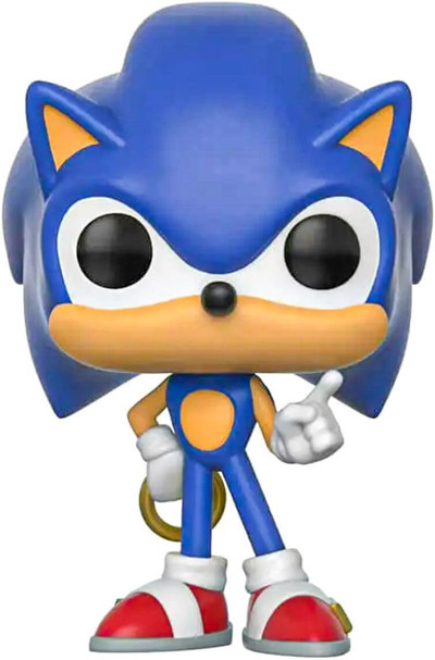 Funko (Standard) - Pop Sonic The Hedgehog Sonic W/Ring Vinyl Figure (C: 1-1-1)