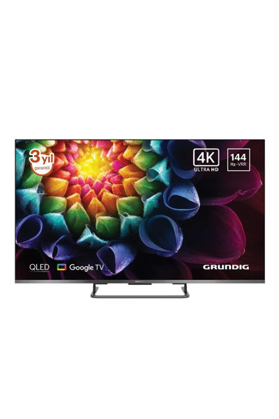 Grundig 65GQ750A 65'' 164 Ekran Uydu Alıcılı 4K Ultra HD Google Smart QLED TV