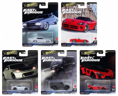 Hot Wheels Premium Fast & Furious 2025 Mix