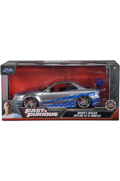 Jada Simba 3203058 Fast & Furıous 1:24 Brıan's Nıssan Skylıne Gt-