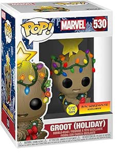 Funko Pop! Işıklarla Marvel Holiday Groot (Karanlıkta Parlayan), Ayrıcalıklı
