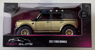 JADA PINK SLIPS 2021 FORD 1/32  GOLD Model Araba