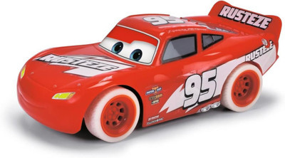 Jada Disney Pixar Cars Glow Racers Lightning McQueen 1/24 Model Araba