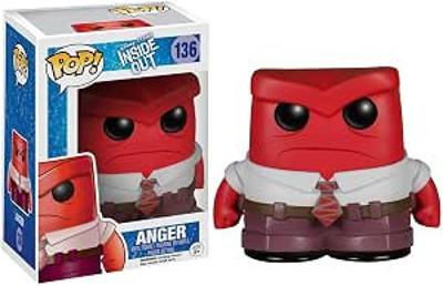 Funko POP Inside Out Anger Renkli One Size