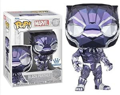Funko Pop Black Panther Facet Exclusive Protector and Box Include