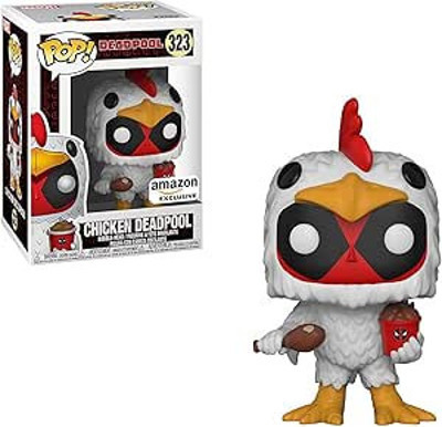 Funko Pop Funko Chicken Deadpool Marvel Comics Figurine, Multi-Colour