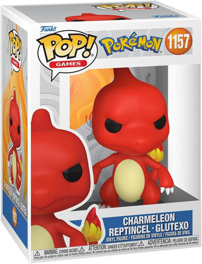 Funko Pop Games: Pokemon - Charmeleon - Koleksiyonluk Vinil Figür - Hediye Fikri - Resmi Ürün - Çocu
