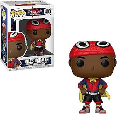Funko POP Marvel Into The Spider-Verse: Miles w/Cape POP Bobble, Multi