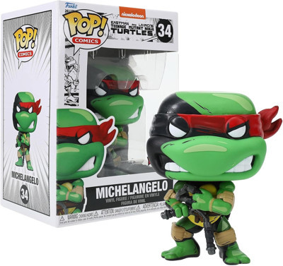 Funko Pop Funko TMNT POP Comics Michelangelo PX Vinil Figür