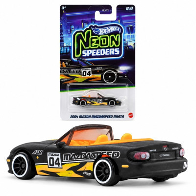 Hot Wheels Neon Speeders 2004 Mazda Mazdaspeed Miata Siyah JKY08