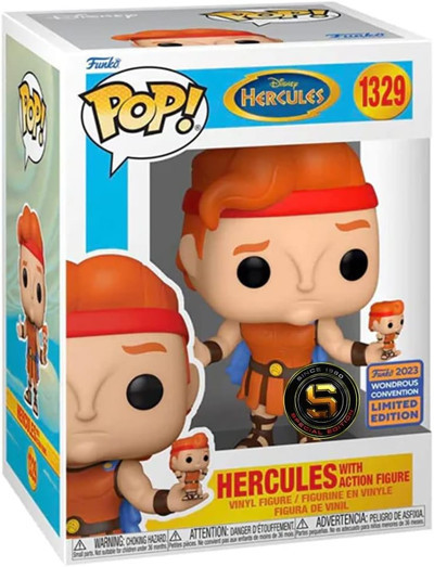Funko Pop Disney: Hercules - Hercules With Action Figure (Convention Limited Edition)