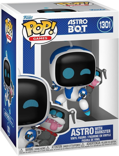 Funko Pop Oyunları: Astro Bot - Barkster ile Astro - Koleksiyon Vinil Figür - Hediye Fikri - Resmi