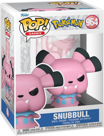 Funko Pop Oyunları: Pokemon - Snubbull - Koleksiyonluk Vinil Figür - Hediye Fikri - Resmi Ürün