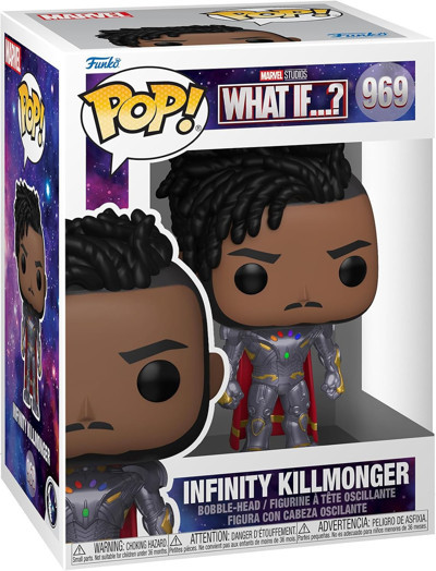 Funko 58652 POP Marvel: WhaIf Infinity Killmonger Oyuncak Figür