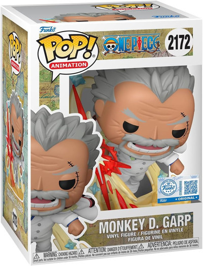 Funko Pop! Animasyon Tek Parça Maymun D. GARP Galaxy Impact Vinil Figür, Kimlik Doğrulamalı Özel