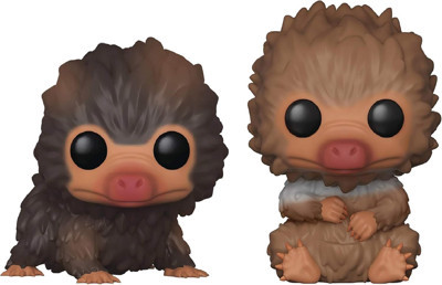 Funko Pop Movies: Fantastic Beasts 2 Crimes of Grindelwald - Baby Niffler (Brown and Tan) 2-Pack