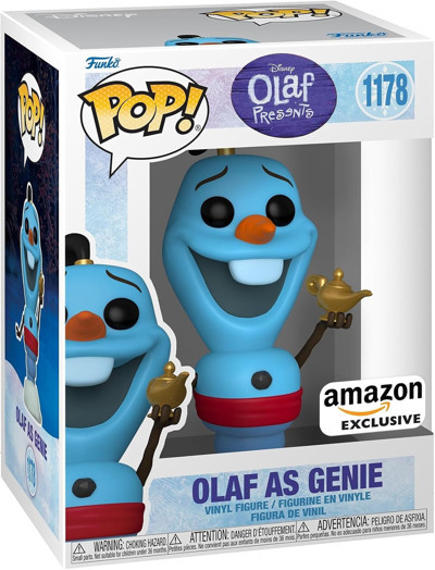 Funko 61822 POP Disney: Olaf Presents Olaf as Genie Oyuncak Figür