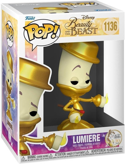 Funko 57586 POP Disney: Güzellik & Canavar Lumiere