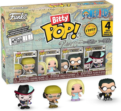 Funko Bitty Pop! One Piece - Usopp 4 adet ve bir mini figür gizemli sürpriz - 0,9 inç (2,2 cm)