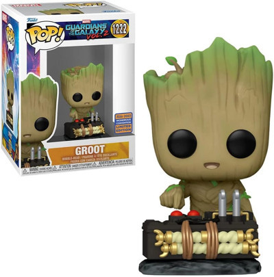 Funko Marvel Pop! Groot, Detonator WonderCon Exclusive ile