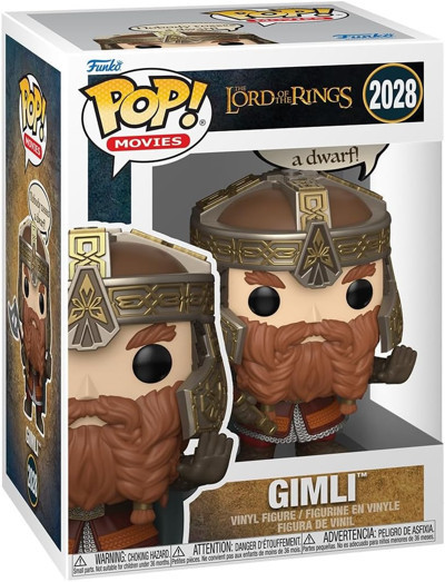 Funko Pop! Atasözü: Yüzüklerin Efendisi - Gimli - Yüzüklerin Efendisi - Koleksiyonluk Vinil Figür