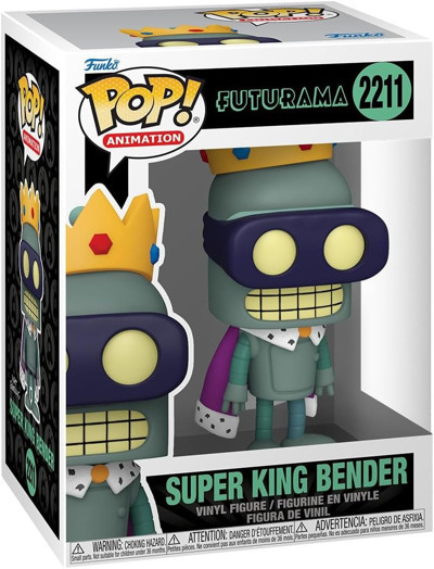 Funko Pop! Animasyon: Futurama - Super King Bender - Koleksiyon Vinil Figür - Hediye Fikri - Resmi