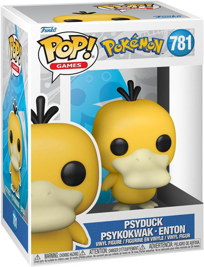 Funko Pop! Games: Pokemon - Psyduck - Enton - Vinil Koleksiyon Figürü - Hediye Fikri - Resmi Ticari