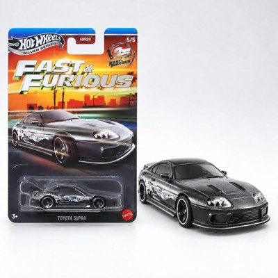 Hot Wheels Fast & Furious 25 YIL SILVER SERİSİ - TOYOTA SUPRA JKX24 - HNR88