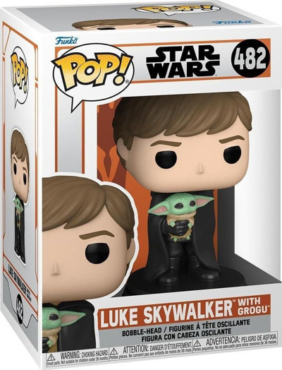 Funko Pop Star Wars Luke Skywalker With Grogu 482