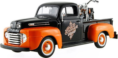 Maisto 1:24 1948 Ford Pick-Up Model Araba+ 1:24 1958 FLH DUO Glid