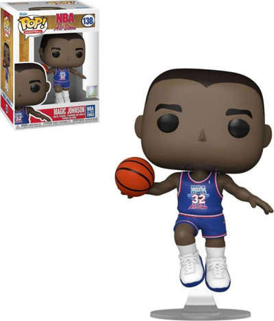 Funko Pop NBA 59373 Legends Magic Johnson 1991 Blue NBA All Star Uniform Figür No:138