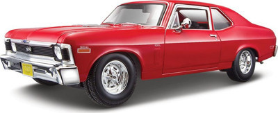 Maisto 1970 Chevrolet Nova SS 1:18 Model Araba Kırmızı