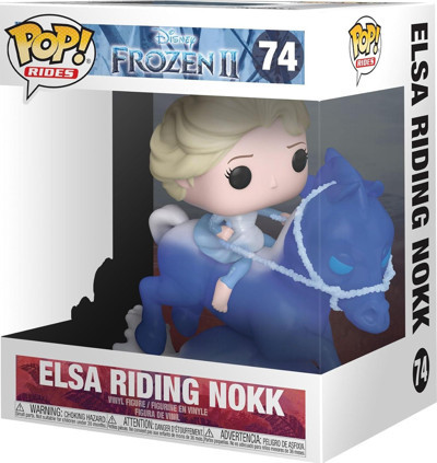 Funko Pop! Disney Frozen 2 - Elsa Riding Nokk - Buz Kraliçesi - Vinil Koleksiyon Figürü - Hediye Fik