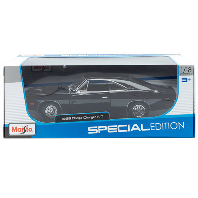 Maisto 1/18 1969 Model Dodge Charger R/T - Siyah
