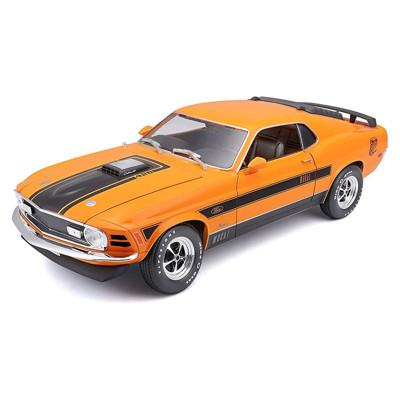 Maisto 1/18 1970 Ford Mustang Mach 1 - Turuncu