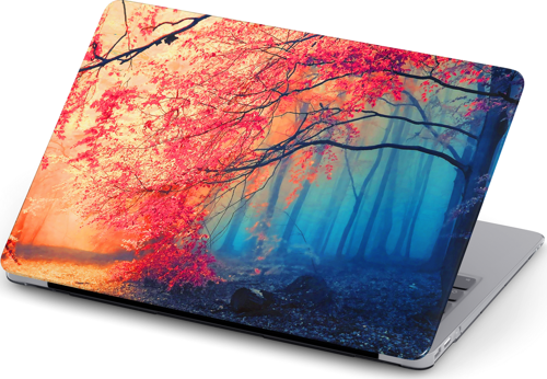 Macbook Pro (M1-M2) 14.2 inç A2442-A2779 Kılıf Macvista 19 Koruma Kapağı Sonbahar Ağaç